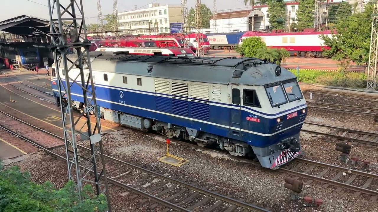 2024年12月1日 廣州機務段拍車 広州機関区鉄道ビデオ Dec. 1, 2024 Guangzhou locomotive depot railway video