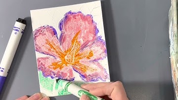 Styrofoam Printmaking with Washable Markers