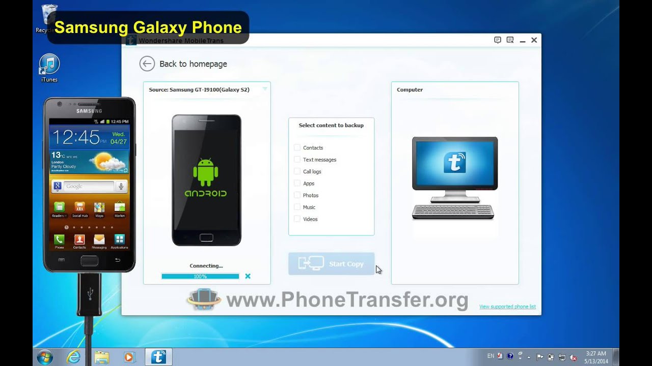 [Backup Samsung Galaxy] How to Backup Data from Samsung Galaxy Phone