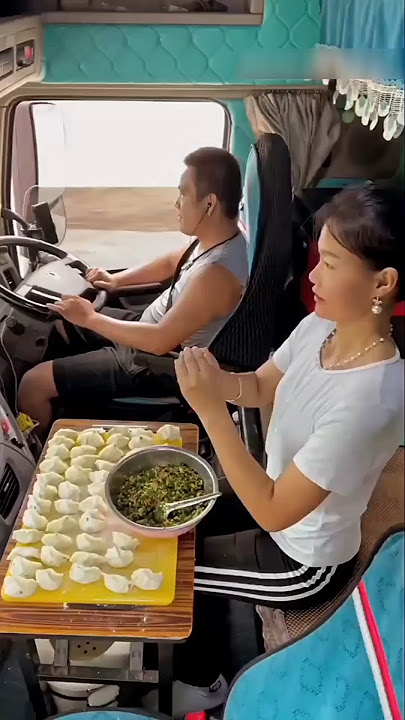 Pasangan Sopir Truk Tionghoa Memasak Makanan🤯