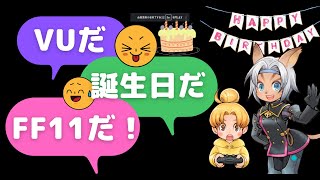 【FF11】VUだ！誕生日だ！そしたら迷うことなくFF11だな！