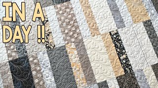 Victorian Alleyway | Layer Cake Quilt Pattern | In A Day | Quick and Easy