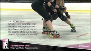 Stops 1.5 [WFTDA Online Education Series: Roller Derby Skating Skills]