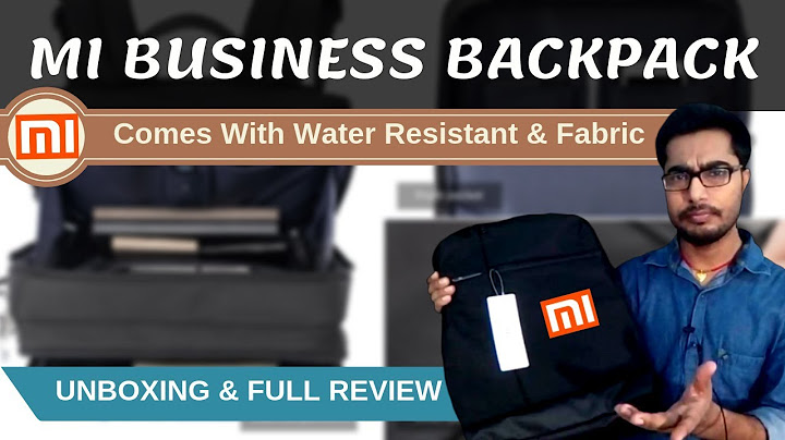 Đánh giá balo xiaomi mi business backpack