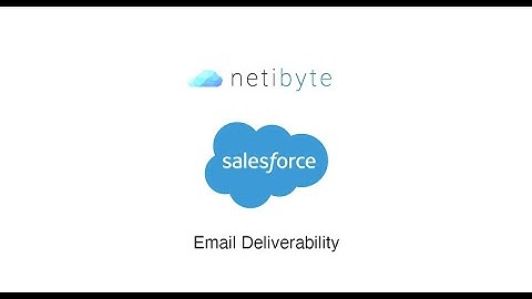 netibyte - Salesforce Email Deliverability