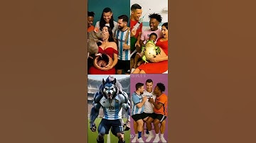 Messi,Ronaldo & IShowSpeed Funny AI Video | Football Meme #shorts #messi #ronaldo  #ishowspeed