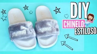 chinelo feminino chinelo puma peludo