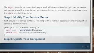 Mastering the async Pipe in Angular: A Cleaner Way to Handle Observables