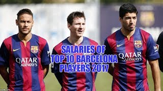 10 highest paid barcelona players -