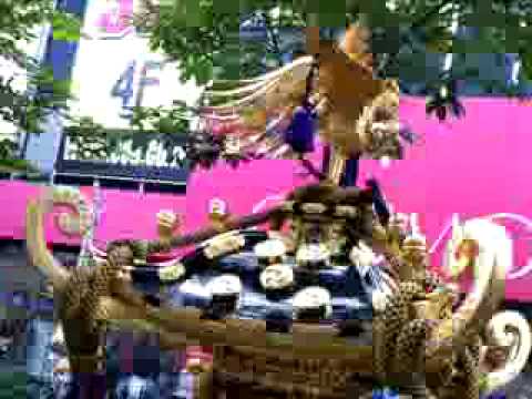 四番街まつり神輿　07/10/2010　in Sapporo, Hokkaido, Jap