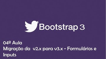 Curso de Bootstrap 3 - Formulários e  Inputs #04