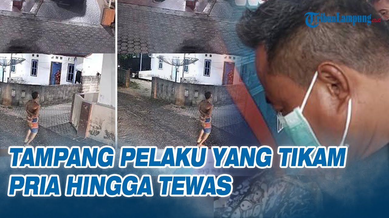 TAMPANG Pelaku yang Tikam Pria hingga Tewas di Bangka, Nangis Ngaku Menyesal