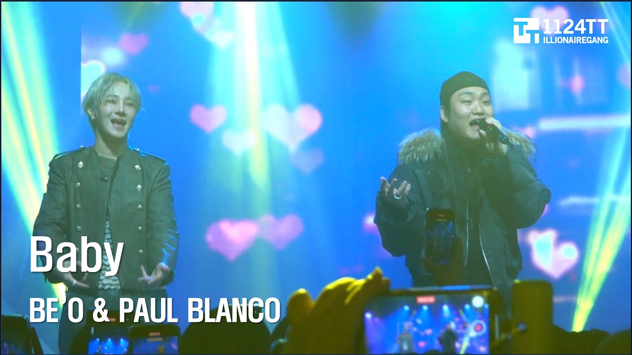 Paul Blanco Rapper 2024.01.20 Baby : BE'O & PAUL BLANCO (BE'O 1st Concert) - YouTube