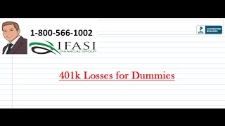 401k Losses for Dummies