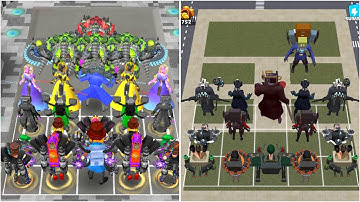 Merge Zombie Evolution Vs Merge Sink Monster Max Level Gameplay