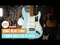 Fender roasted player sonic blue strat  guitarguitar exclusive