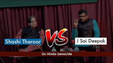 Shashi Tharoor v/s J Sai Deepak on Moplah Genocide
