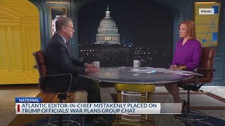 Trump officials texted attack plans to a group chat in a secure app
