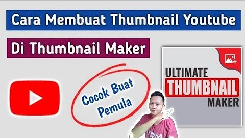 Cara Membuat Thumbnail Youtube di Thumbnail Maker | Cara Buat Thumbnail Youtube