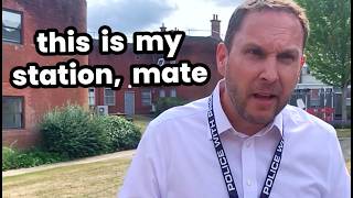 Aggressive UK Sergeant PANICS When Auditor Won’t Back Down! 