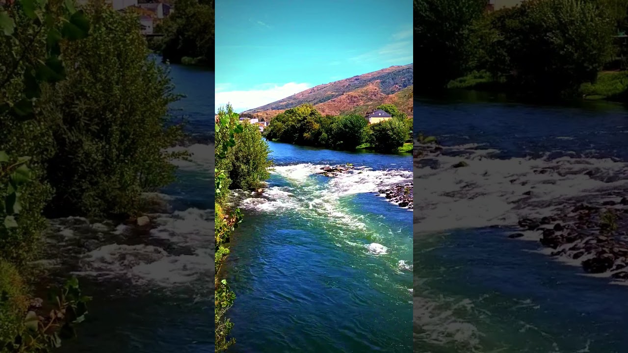 🇪🇸 🌳 🌄 Playa fluvial O Malecón (O Barco de Valdeorras) #Senderismo #Galicia #España #Shorts