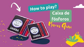 Caixa de Fósforo pocket shaker A134116 + A134112 Marcos China - sound samples and how to play
