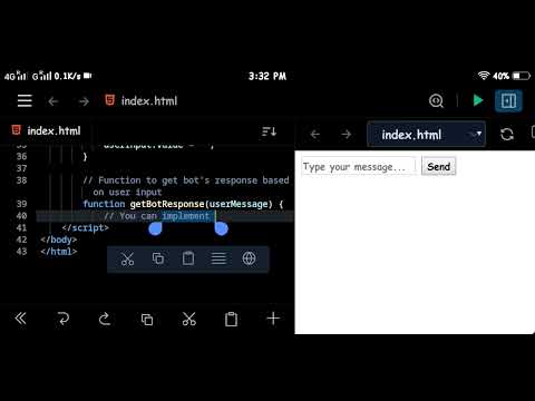Make Chat Gpt / Chatbot Html And Java Script / Learning Programming #chatgpt #webdesign #tranding