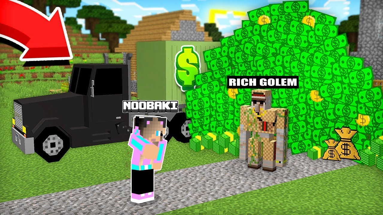 ΑΥΤΟΣ Ο ΕΚΑΤΟΜΜΥΡΙΟΥΧΟΣ ΓΚΟΛΕΜ ΘΕΛΕΙ ΝΑ ΑΓΟΡΑΣΕΙ ΤΟ ΧΩΡΙΟ ΜΑΣ ΣΤΟ MINECRAFT