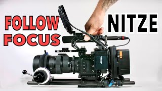 NITZE Follow Focus With Hard Stops & 15mm Dual Rod Support - Setup & Review