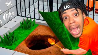 ESTE MÉTODO ES ILEGAL 😳 ESCAPE DE PRISIÓN CON CUCHARA EN Roblox