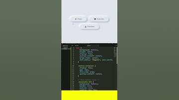🔥 Create Neumorphic Power, Subscribe & Download Buttons Using HTML & CSS | Modern UI Design 2025