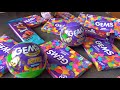 100 candies opening, chocolate a video, lots of chocolates, Cadbury celebration, surprise toys