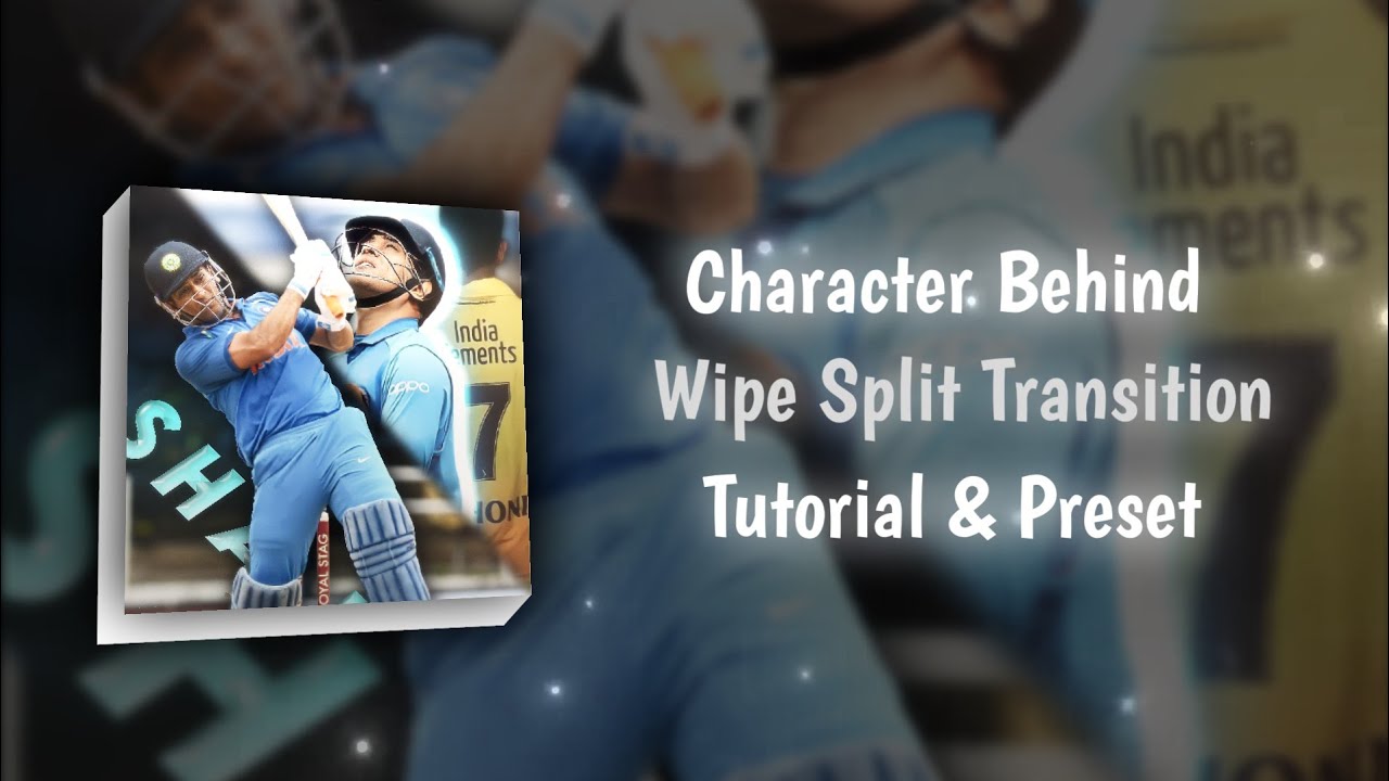 Character Behind Wipe Split Transition Alight Motion Tutorial & Preset ...