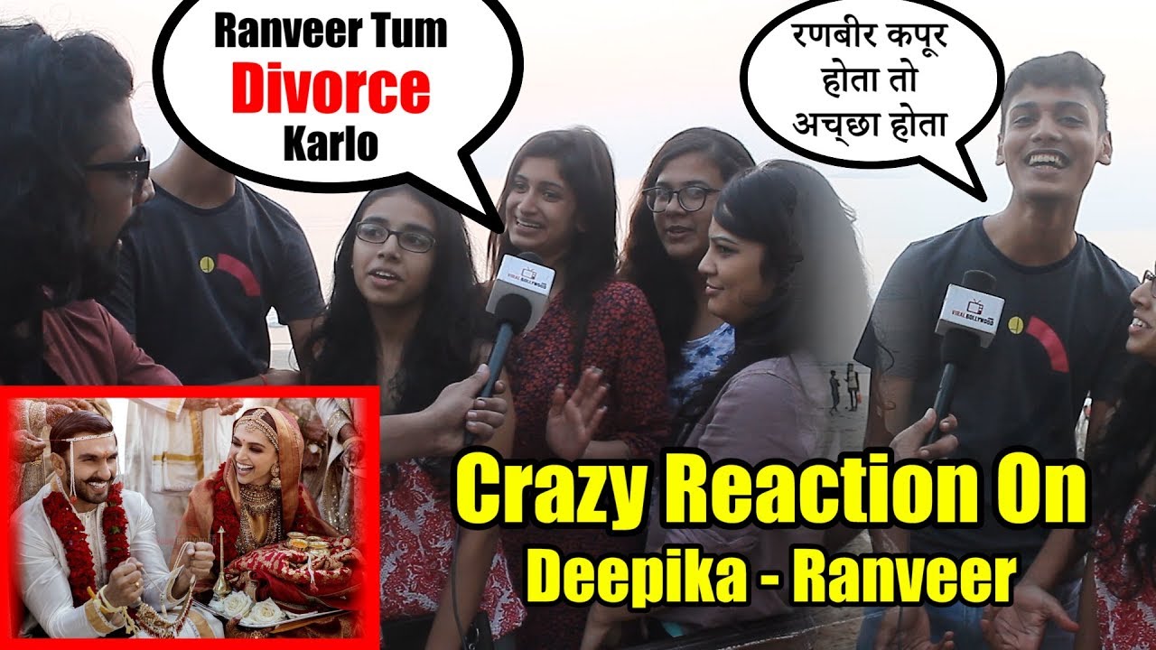 Public Reaction On Deepika Padukone And Ranveer Singh Wedding | RANBIR HOTA Toh Accha Hota