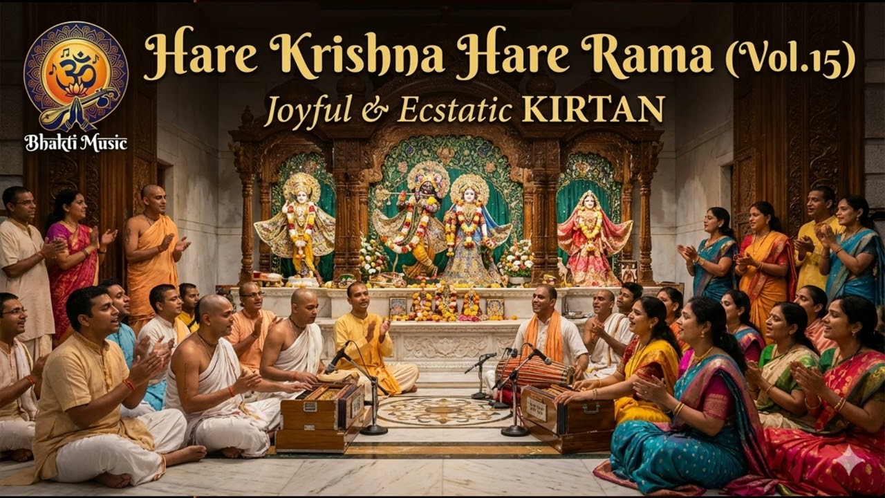 Hare Krishna Hare Rama  | KIRTAN | Joyful & Ecstatic | Bhakti Music Hindi