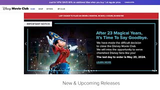 Disney Movie Club is Closing!!! Tour of the Site