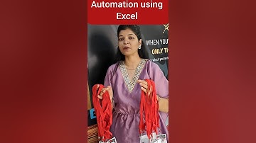 Automation using Excel 🗒️🔥🗒️#excelvali #anjnicomputereducation #entertainment #spreadsheetmagic