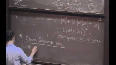 Real Analysis, Lecture 5: Complex Numbers (6/8)