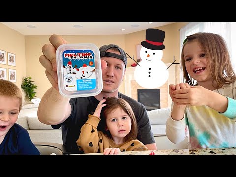 DIY Melting Snowman ⛄️, Melting Snowman Putty