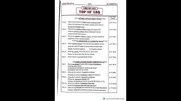 jr inter chemistry bullet Q important questions 2023 Full syllabus #intermediate #babybullet #inter