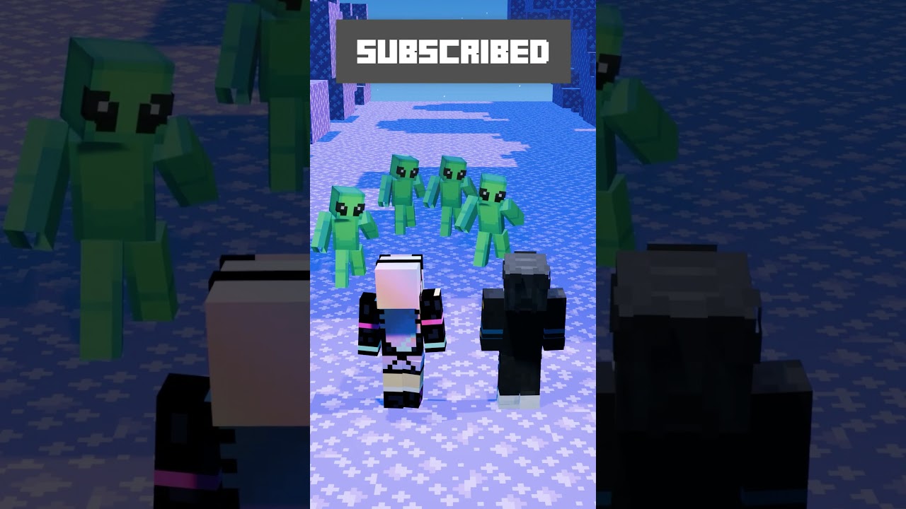 We Travels Through Dimensions in Minecraft! #shorts