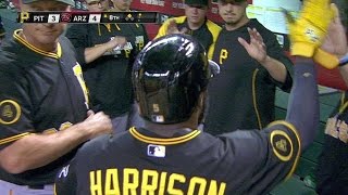 Celebrity PIT@ARI: Cutch doubles to center, plates Harrison Profile