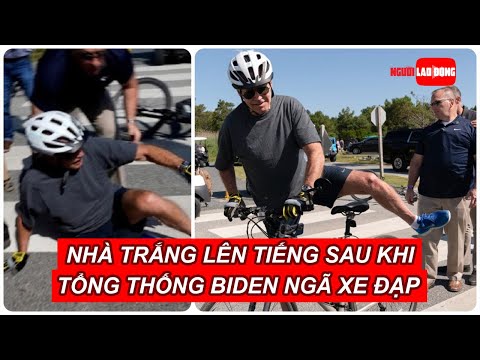 Video Nhà Trắng lên tiếng sau khi Tổng thống Biden ngã xe... - youtube