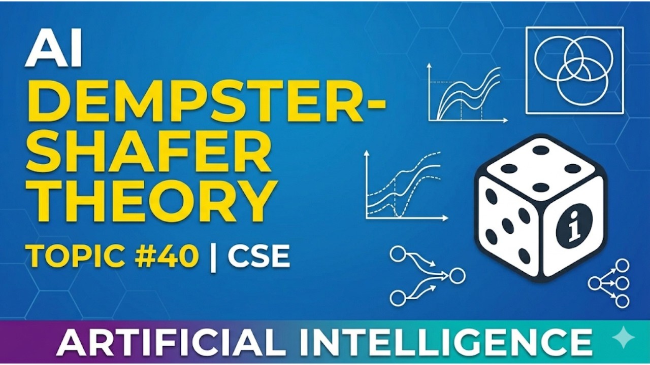 40. Dempster Shafer Theory | Artificial Intelligence | CSE