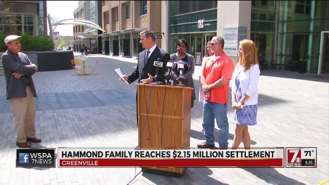 Zachary Hammond Family settles case for $2.15 million