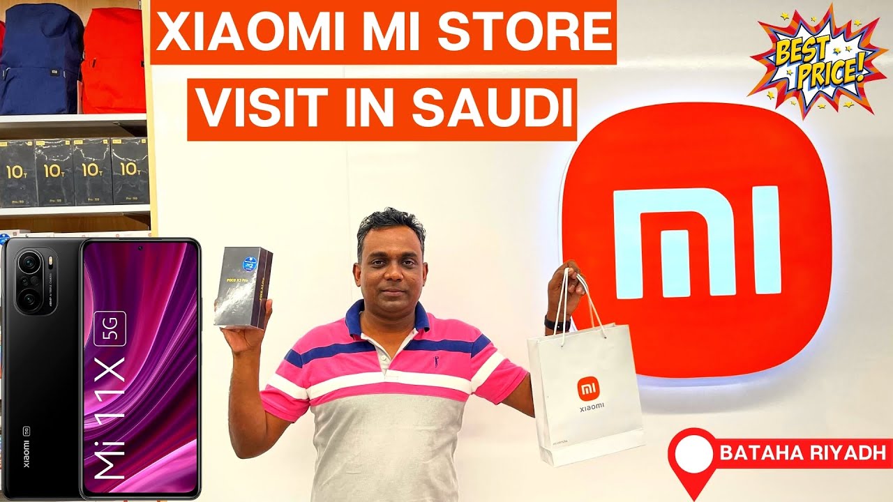 Xiaomi Mobile Shopping In MI Showroom Riyadh Iqama Profession Test