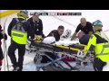 Craig anderson stretchered off ice after collision with valeri nichushkin