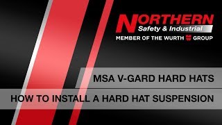 How To Install An MSA V-Gard® Hard Hat Suspension
