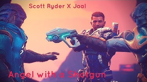 Scott Ryder/Jaal Angel with a Shotgun - Mass Effect: Andromeda