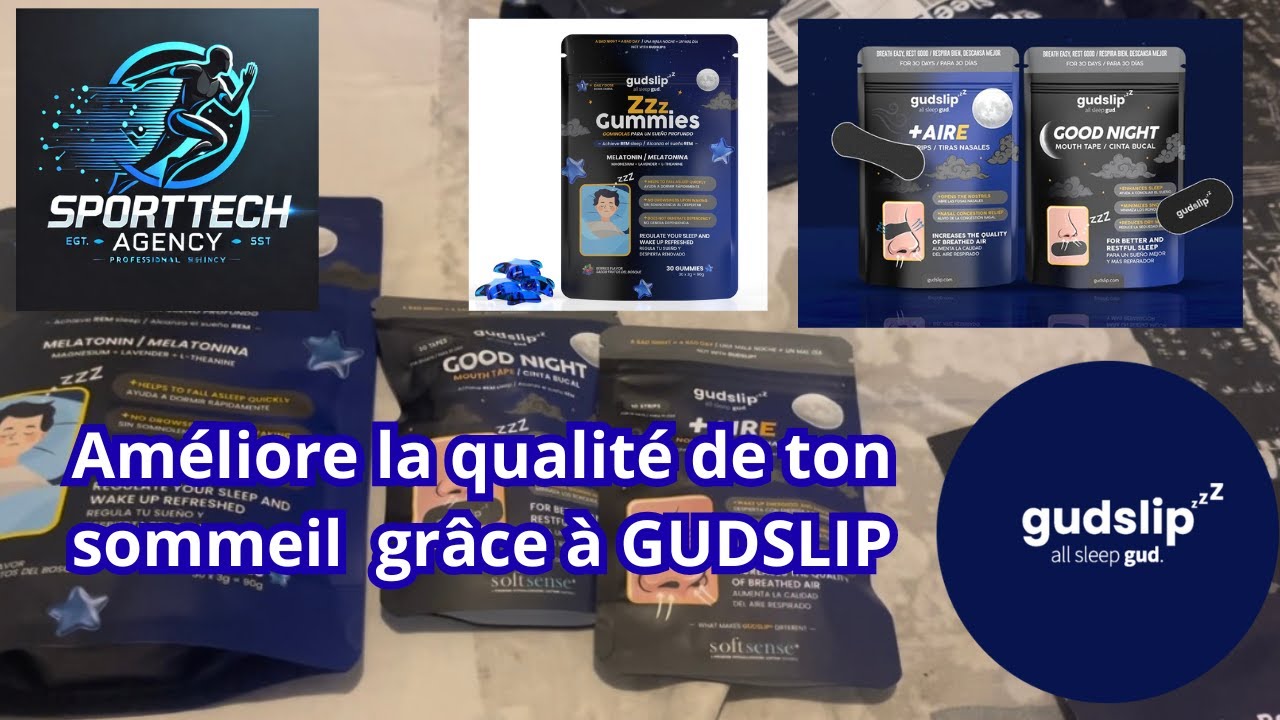 💥 Gudslip - 3 produits pour améliorer la qualité de ton sommeil ! CODE = LEOSLEEP -15%